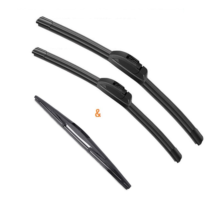 Front & Rear Windshield Wiper Blades For Subaru Outback 2005-2009 OEM Quality