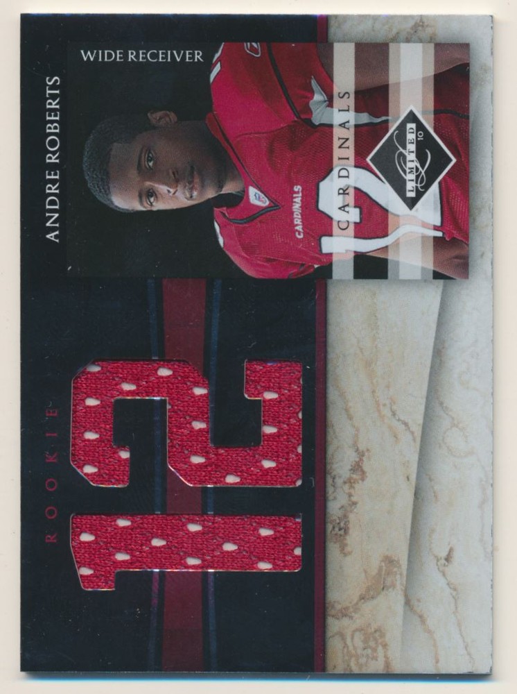 2010 Limited Rookie Jumbo Jerseys Jersey Number #7 Andre Roberts/50