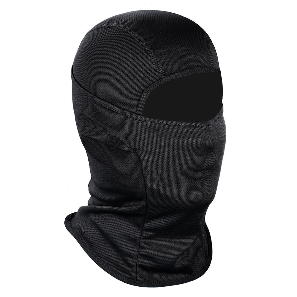 Achiou Ski Mask for Men Women, Balaclava Face Mask, Shiesty One Size, Black