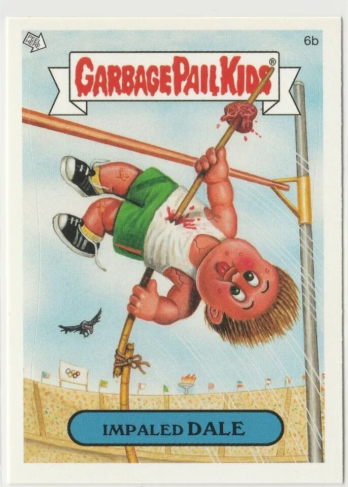 Impaled Dale Garbage Pail Kids GPK 2005 ANS4 Series 6b