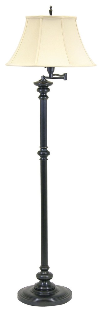 House of Troy N604 Floor Swing Arm Lamp - Bronze