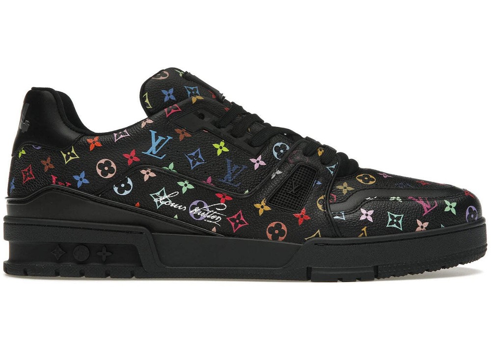 Louis Vuitton LV Trainer Takashi Murakami Black