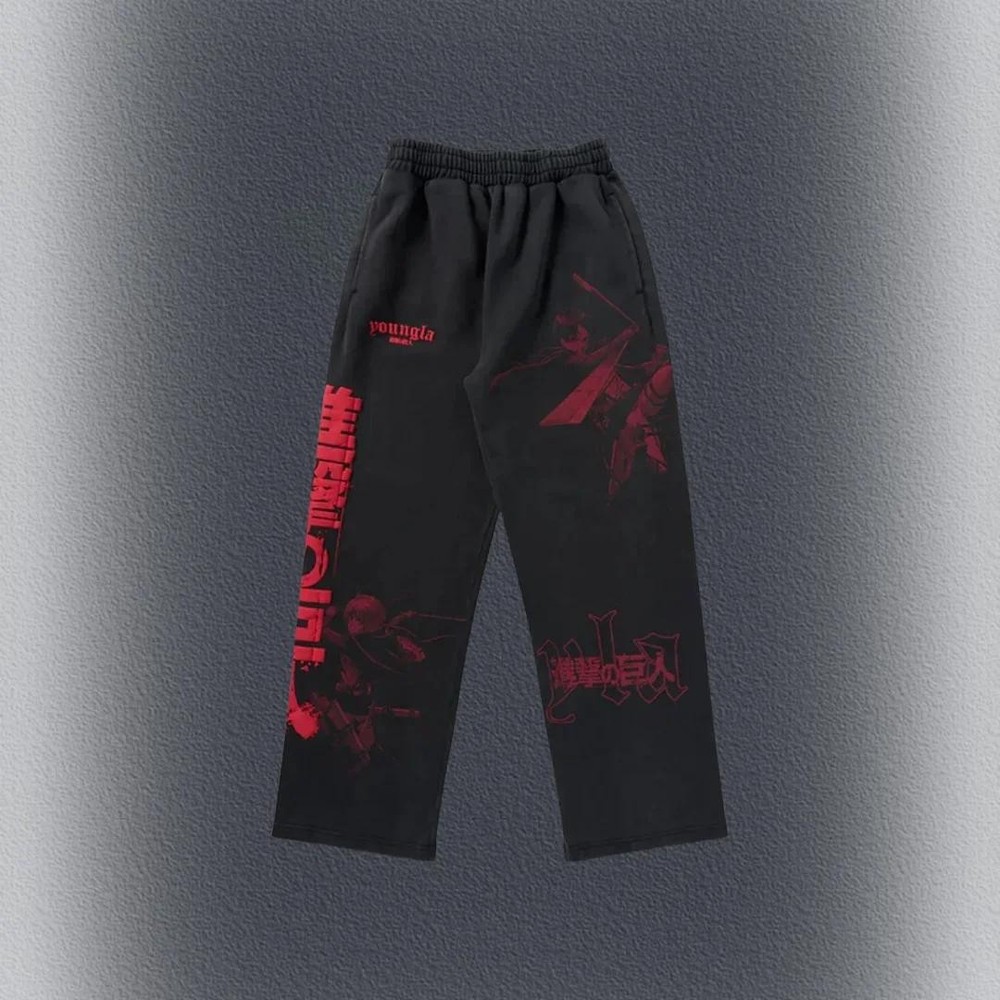 New YoungLA 2128 X YLA Baggy Joggers - Unisex Comfort Sweatpants US