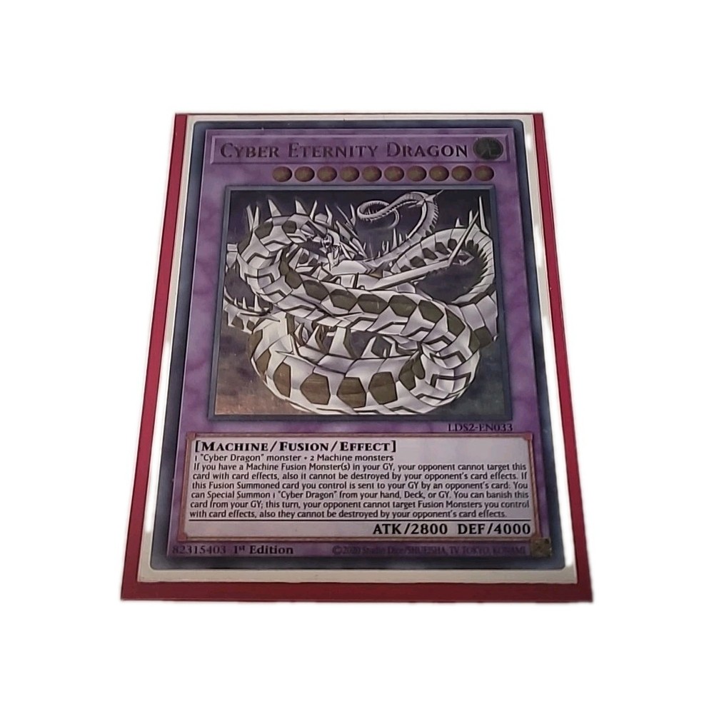 1X NM Ultra Rare 1st Ed Cyber Eternity Dragon LDS2-EN033