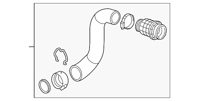 Genuine GM Charge Air Cooler Inlet Tube 84498032 OE Replacement