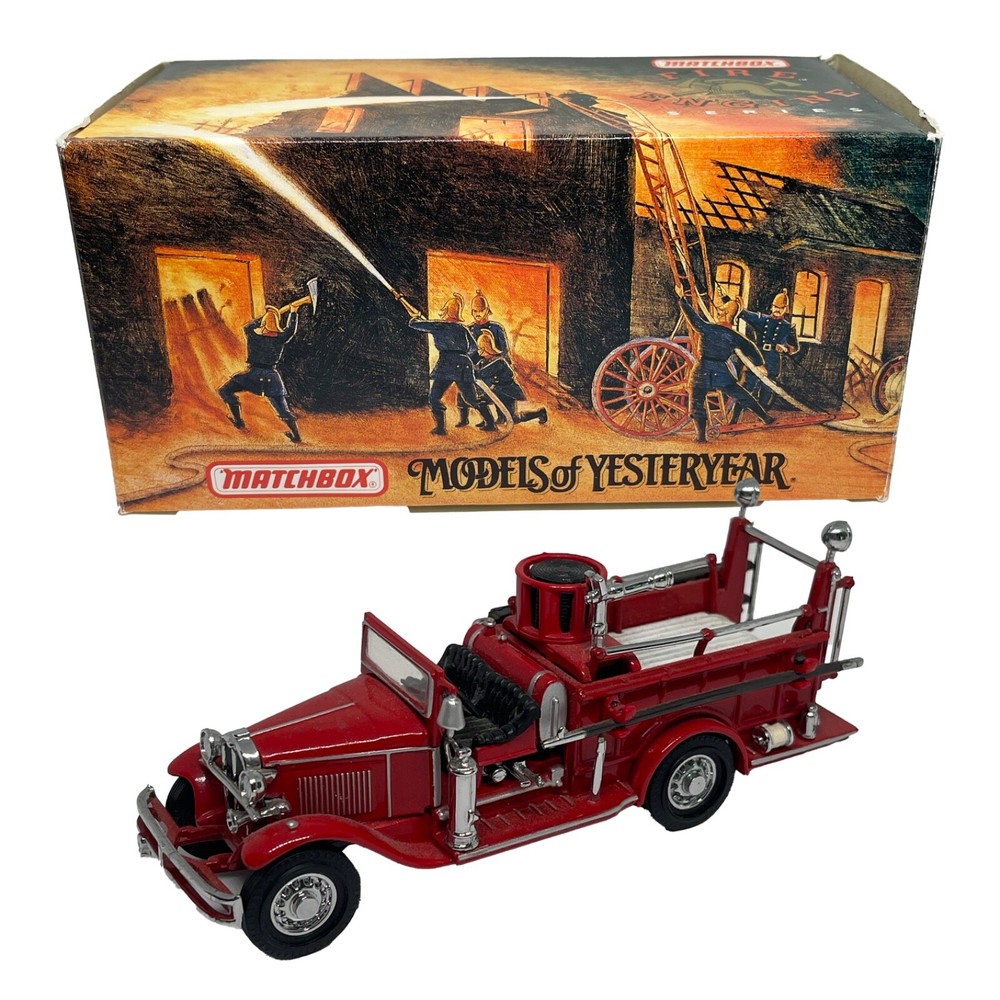 Matchbox 1932 Ford AA Open Cab Fire Engine YFE09, Yesteryear Vintage 1:43 EUC