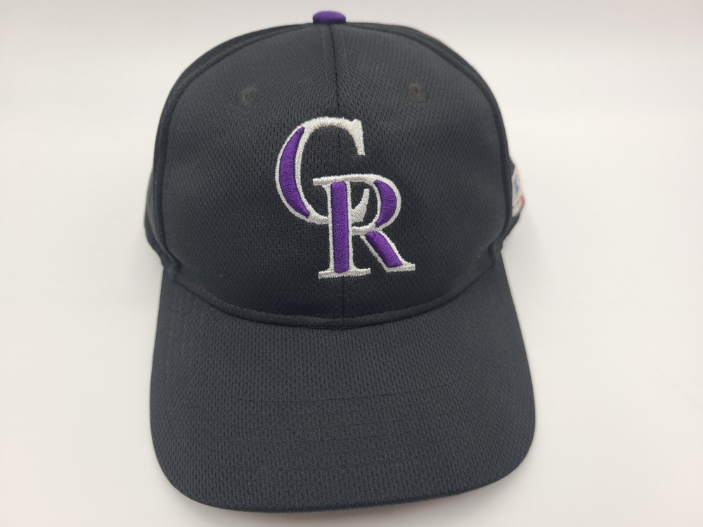 Youth Colorado Rockies MLB Adjustable Baseball Cap for Boys - Black OC Sports Team Hat  