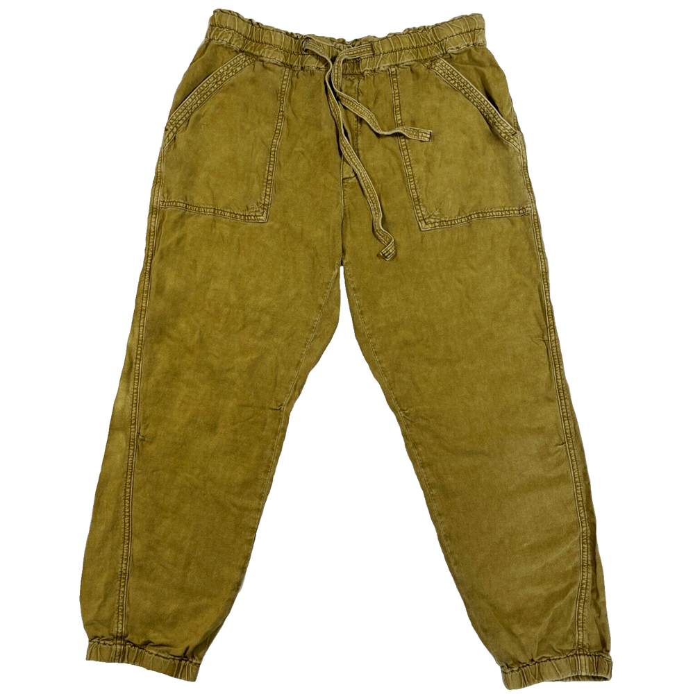 Anthropologie Cargo Jogger High Rise Pocket Comfort Stretch Rhys Utility Pant LG