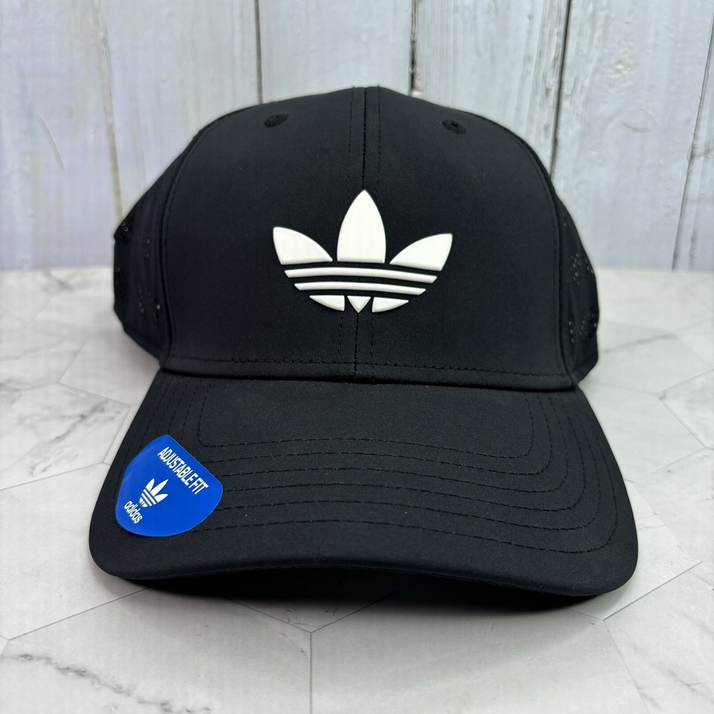 Adidas Originals Beacon 5.0 Black White SnapBack Hat Adjustable Cap OSFM GB4031