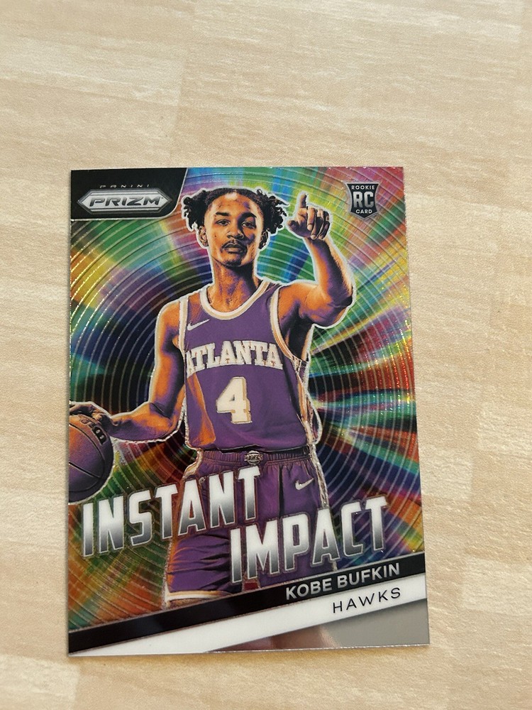 2023-24 Panini Prizm Instant Impact Kobe Bufkin Rookie Card #17 RC