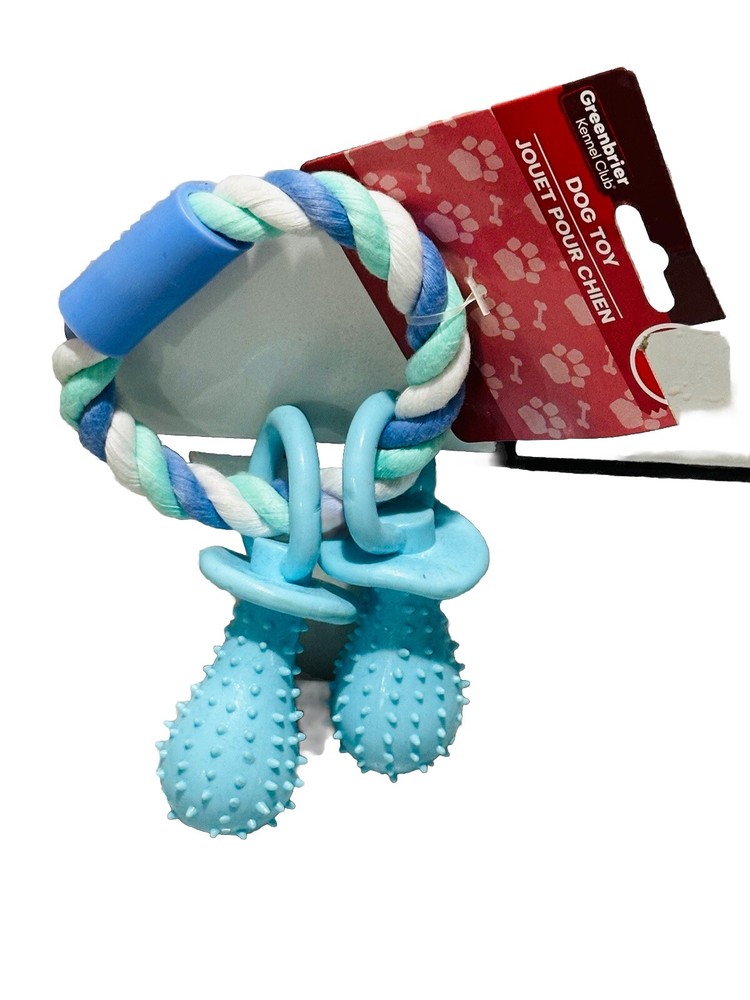 GKC Rope Blue Pacifiers Dog Toy