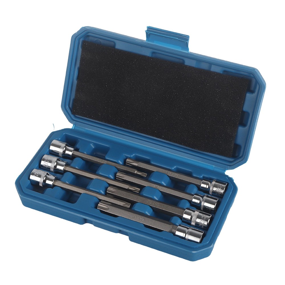 7Pcs High Strength Torx Bit Socket Set for Secure Fastening