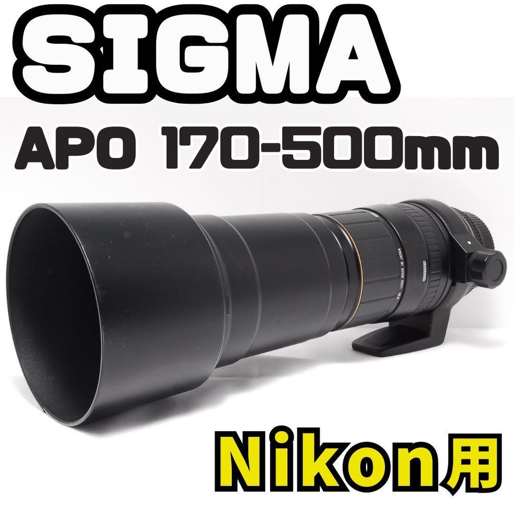 SIGMA APO 170-500mm Super Telephoto Lens for Nikon SLR Cameras