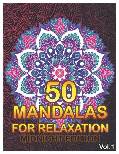 Benmore Book 50 Mandalas For Relaxation Midnight Edition (Paperback)