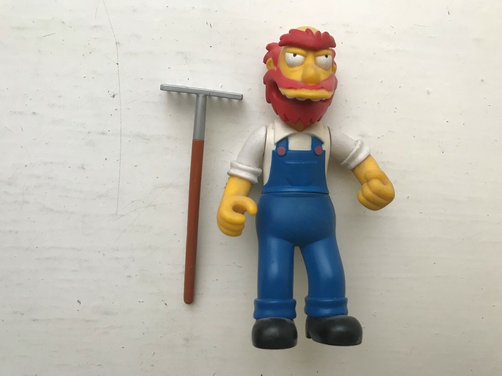 Playmates Interactive Simpsons Series 4 Groundskeeper Willie Figure WOS