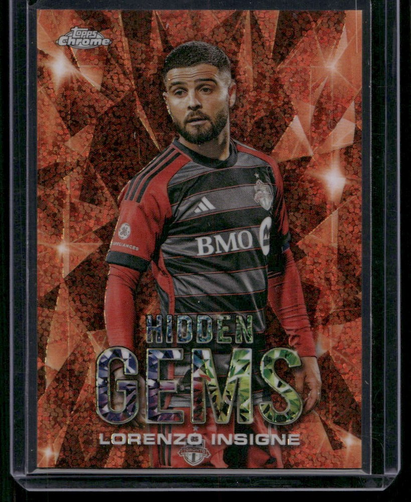 Lorenzo Insigne 2024 Topps Chrome MLS Hidden Gems SSP Case Hit Toronto FC HG2