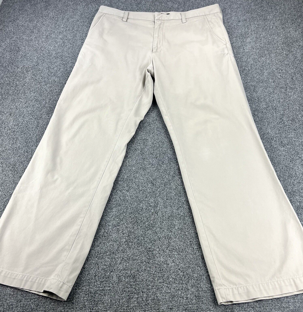 Banana Republic Pants Mens 35x32 Khaki Dawson Fit Chino Flat Front Straight Leg
