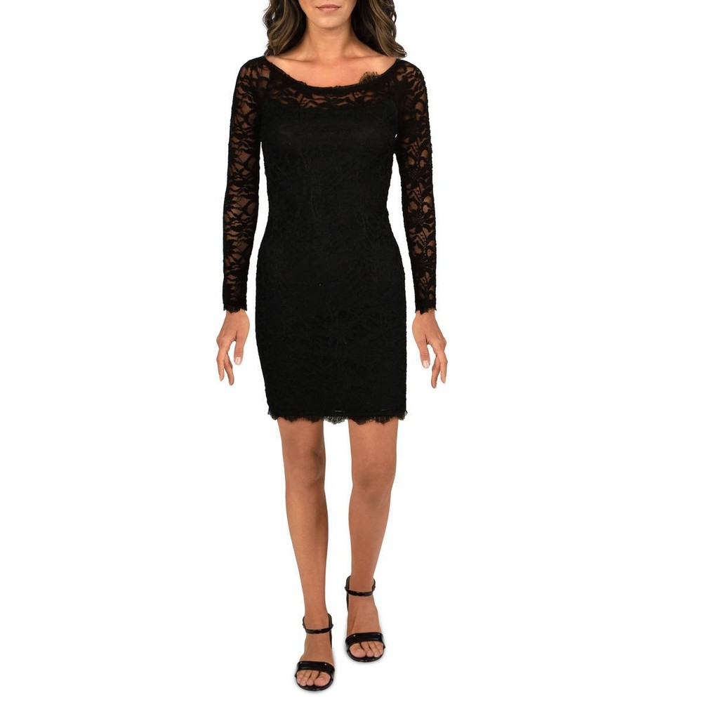Jump Apparel Womens Black Party Short Club Mini Dress XS  3303