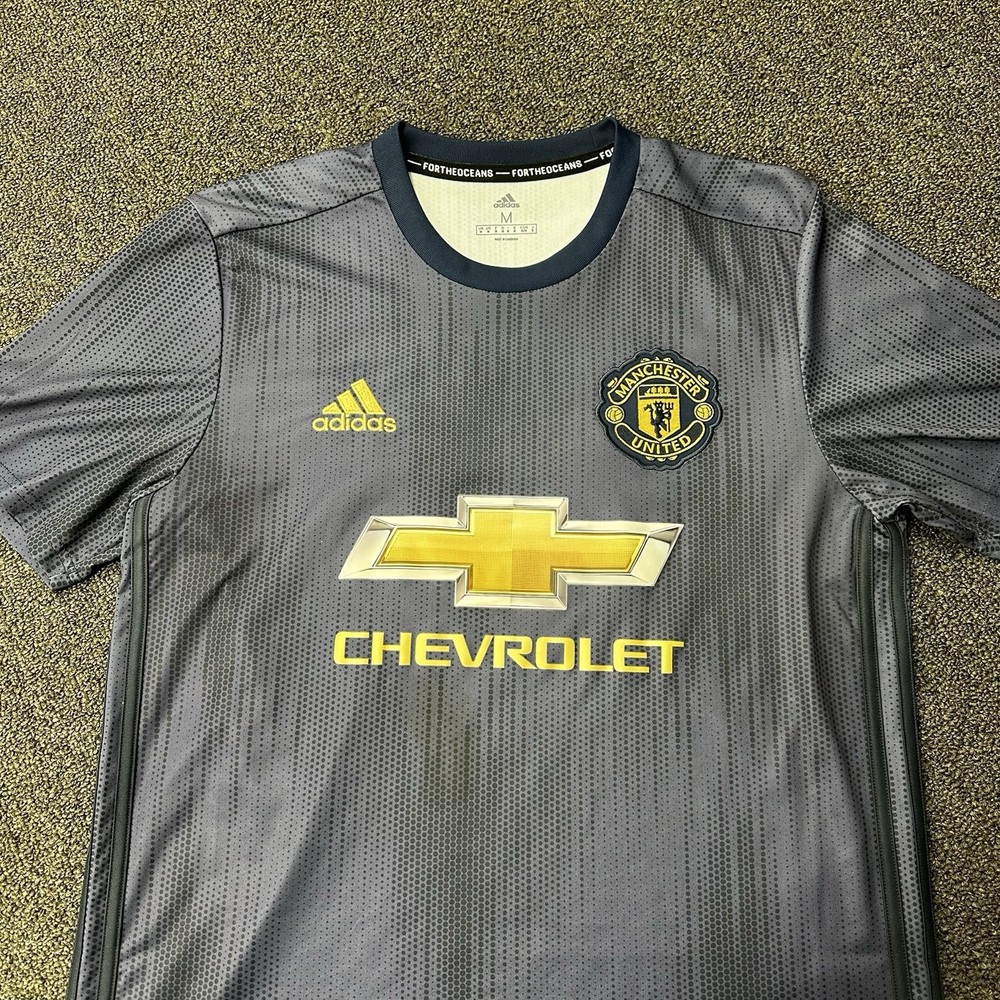 Adidas Manchester United 2018/2019 Third Football Soccer Jersey Men’s Size M