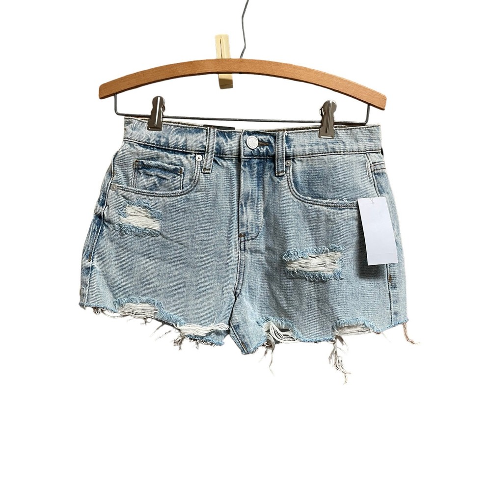 Blank NYC Denim Jean Shorts Cut Off Distressed Women's Size 25