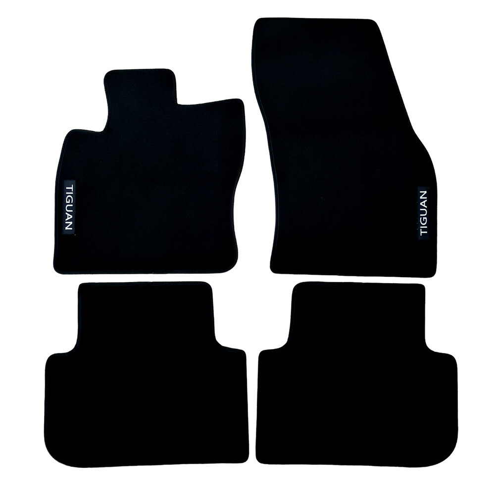 Fit for Volkswagen Tiguan Car Floor Mats Velvet Waterproof Black Brand New