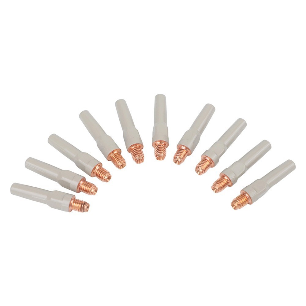 10PCS NonStick Welding Nozzles for Enhanced Performance For 15AK Torch 40*0 8mm