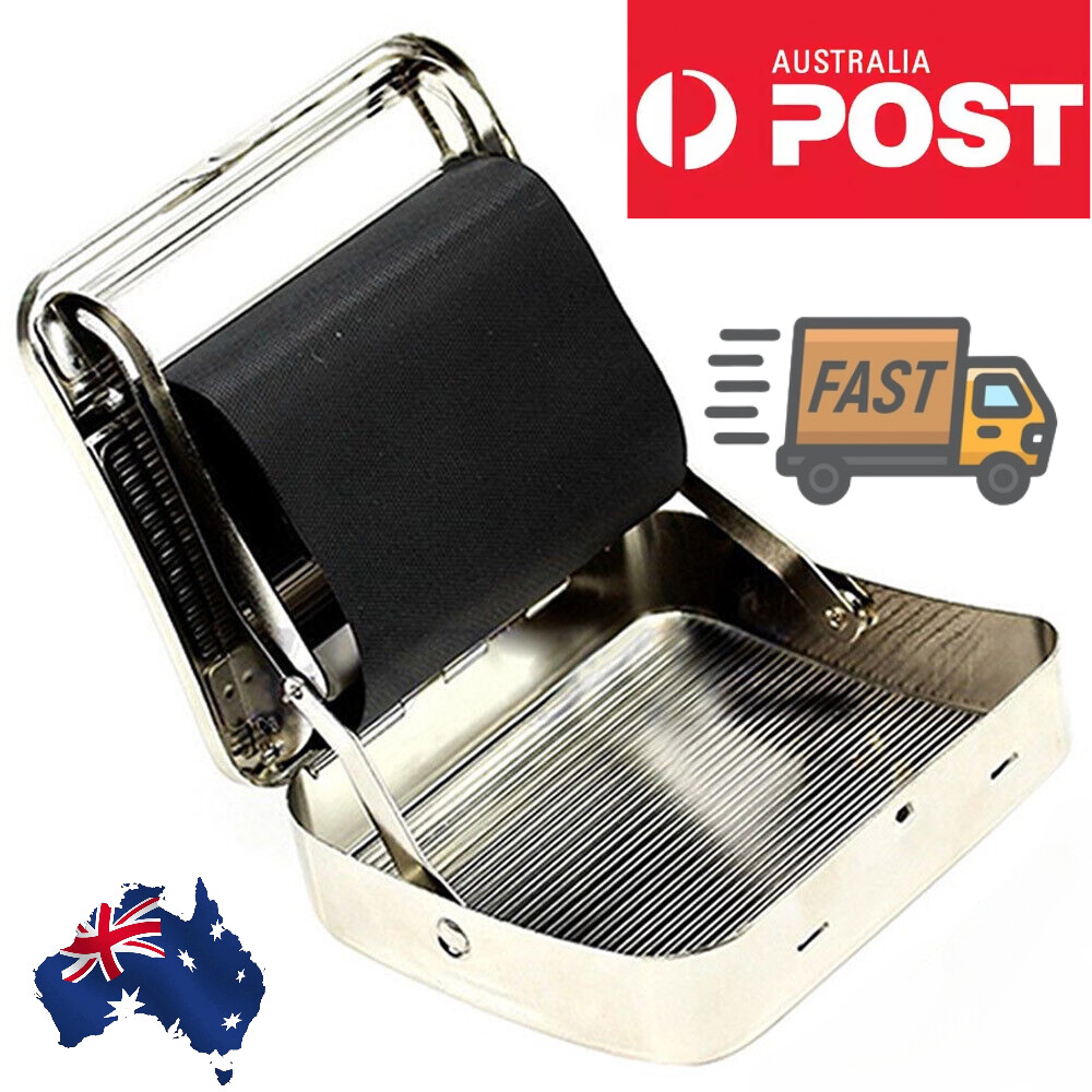 Compact Metal Automatic Cigarette Tobacco Roller Machine Tin Box Case Maker