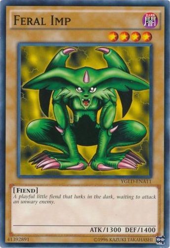 Feral Imp YGLD-ENA11 Common Unlimited Near Mint Yugioh Card