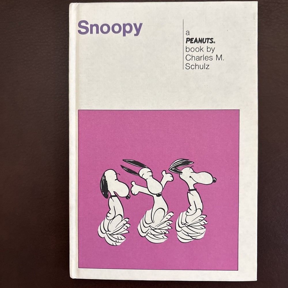 Hard Cover Book Snoopy a Peanuts book by Charles M. Schulz c1958 Fourth Printing