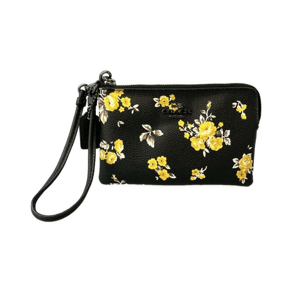Coach Leather Wristlet Pouch for Women - Stylish & Compact