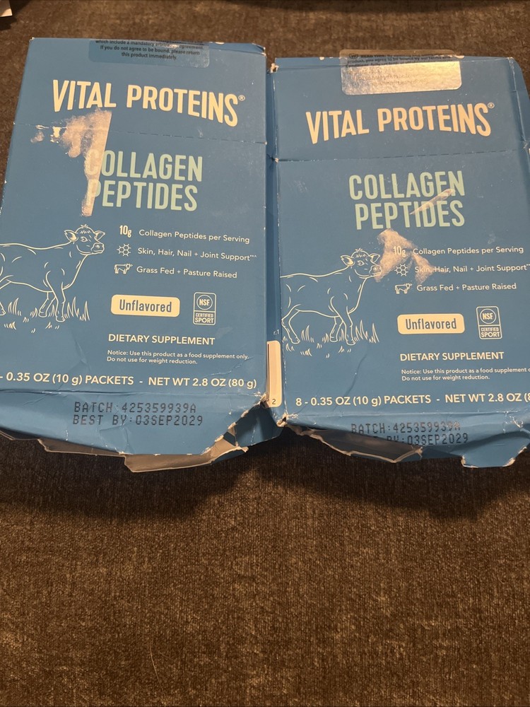 Vital Proteins Collagen Peptides Powder 16 Single-Serve Packets 10g Each