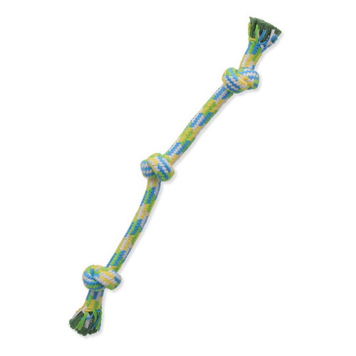 Mammoth Pet Products Braidys 3 Knot Rope Tug Dog Toy As