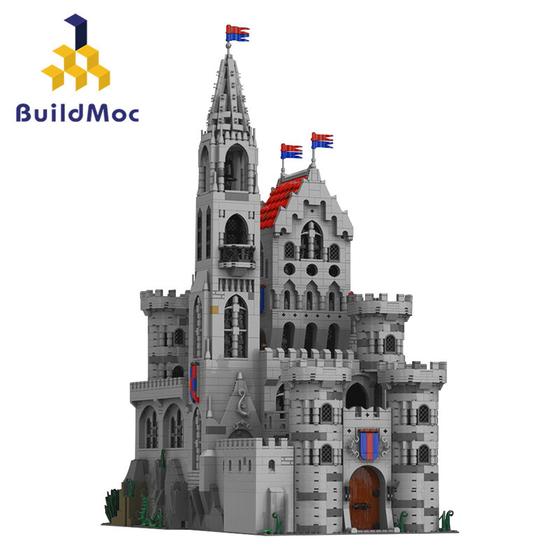 Medieval King's Castle Modular Building Blocks Set – The King Returns MOC Bricks Toy Kit for Creative Play and Display