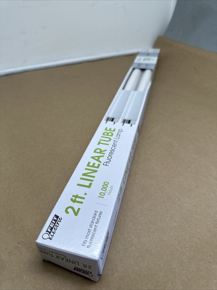Feit Electric 2ft Liner Tube 17WF17 T8 fluorescent lamp 2 in pack