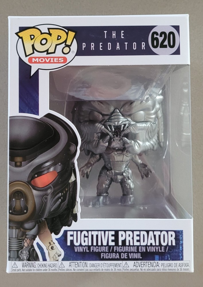 Movies Funko Pop - Fugitive Predator (Gun Metal Grey) - The Predator - No. 620