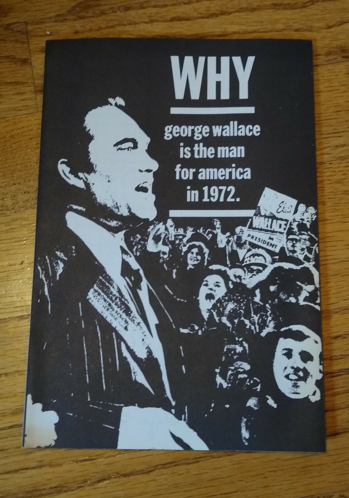 George Wallace 1972 President Campaign Brochure Rare Trifold---coupon attached-image