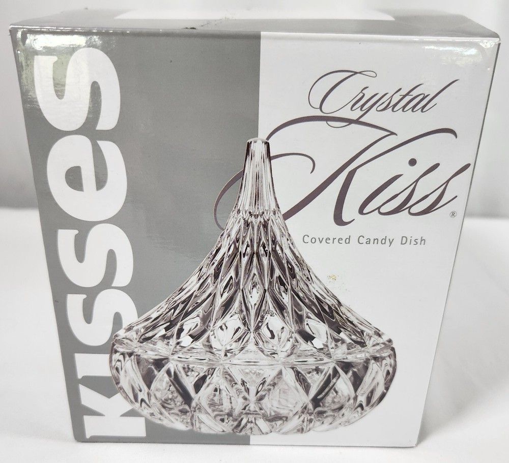 Vintage Godinger Hershey's Kiss Crystal Candy Dish Holiday Gift