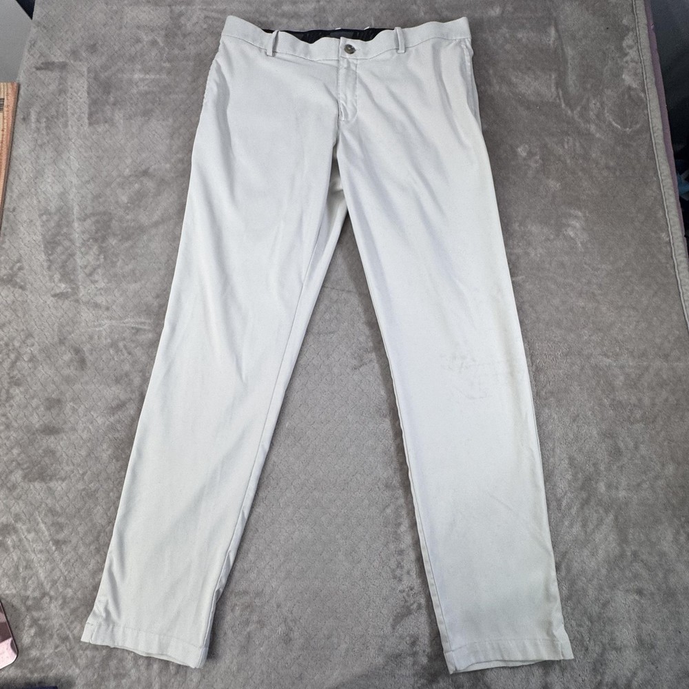 Nike Golf Pants Mens 36x32 Gray Dri-FIT Stretch Chino Performance AJ5491-072