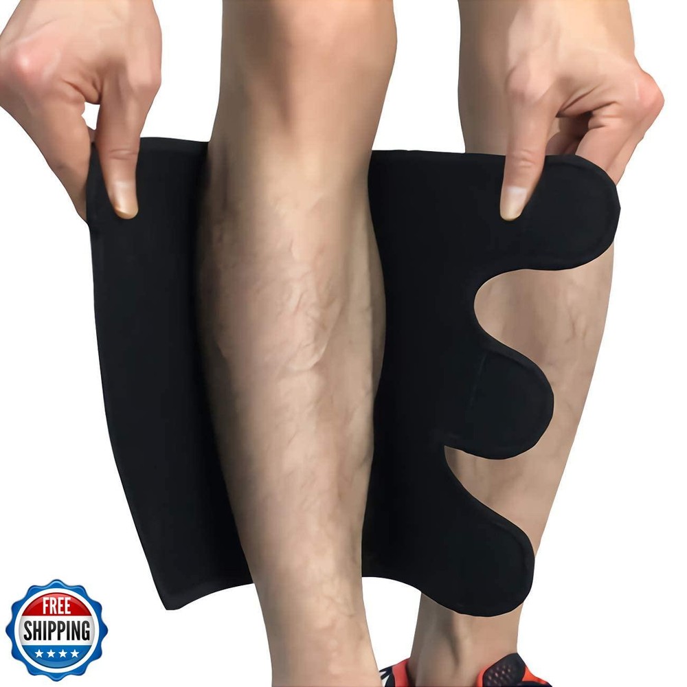 Heekooi Calf Brace & Shin Splint Compression Sleeve for Swelling Relief – 1 Pair