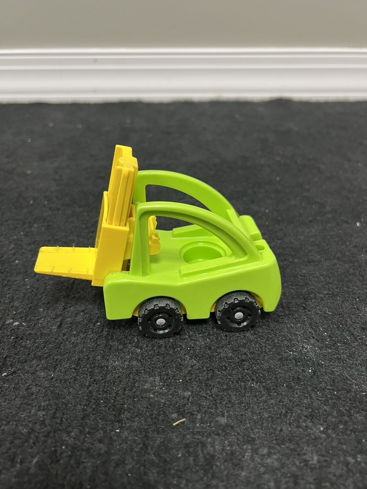 Vintage FISHER PRICE Little People Forklift Green — 1-Day Handling, FREE RETURNS-image