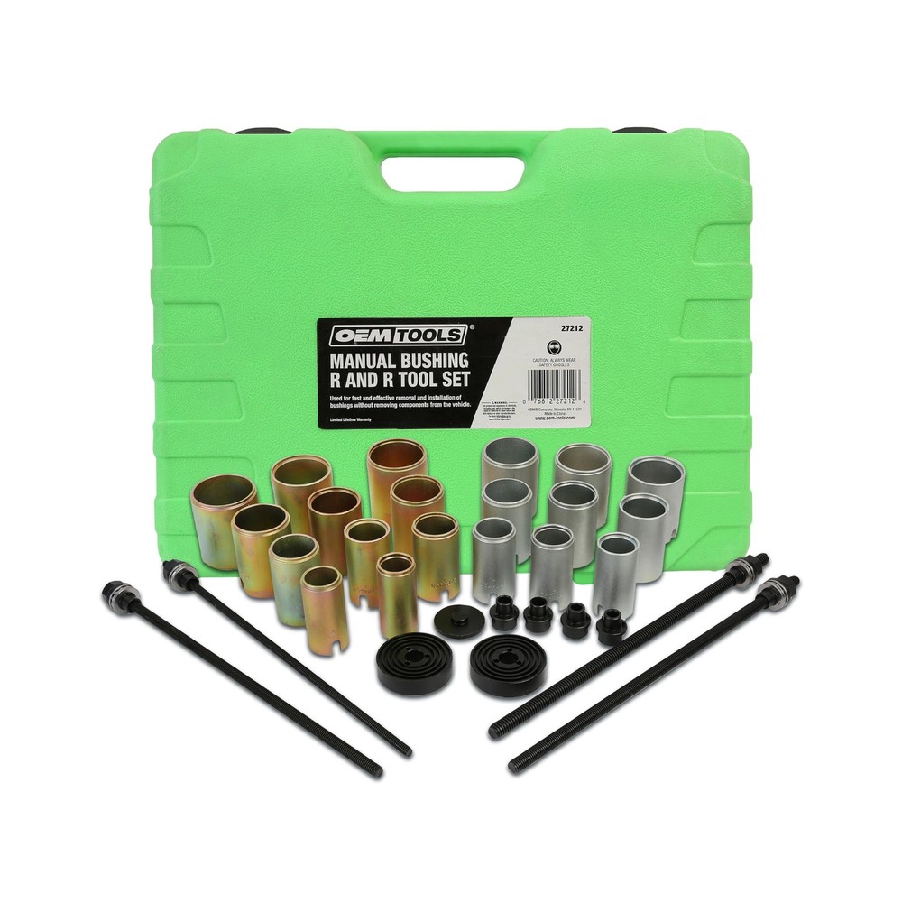 OEMTOOLS 27212 Manual Bushing Removal Tool Set, Suspension and Wheel Bearing ...