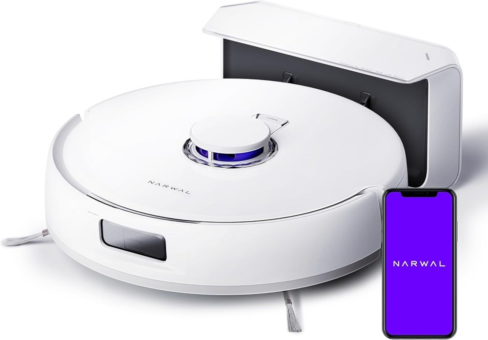 Narwal Freo X Plus Robot Vacuum and Mop, 7-Week Dust Storage, 7800Pa Suction, Ze