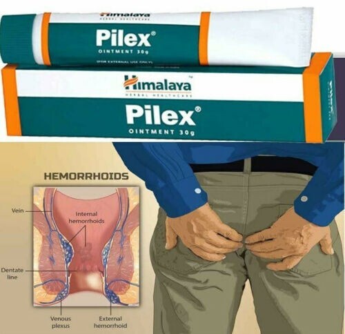 3 X Himalaya Pilex Forte Ointment 30g Piles,Haemorrhoids, Anal_Fissures