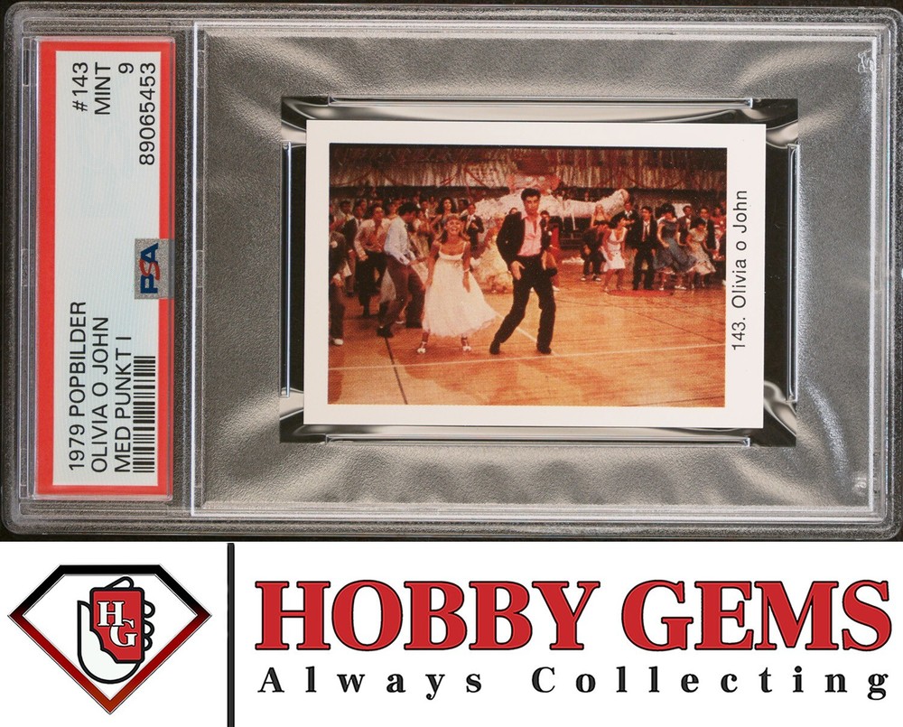 Olivia and John Travolta 1979 PSA 9 Popbilder Med Punkt IV Pop Culture 143
