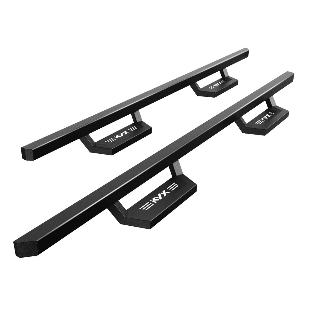 2x Running Boards Fits 2019-2022 Dodge Ram 1500 Crew Cab Side Steps Black