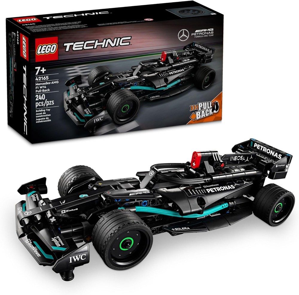 LEGO Technic Mercedes-AMG F1 W14 E Performance Pull-Back Car Toy, Vehicle...