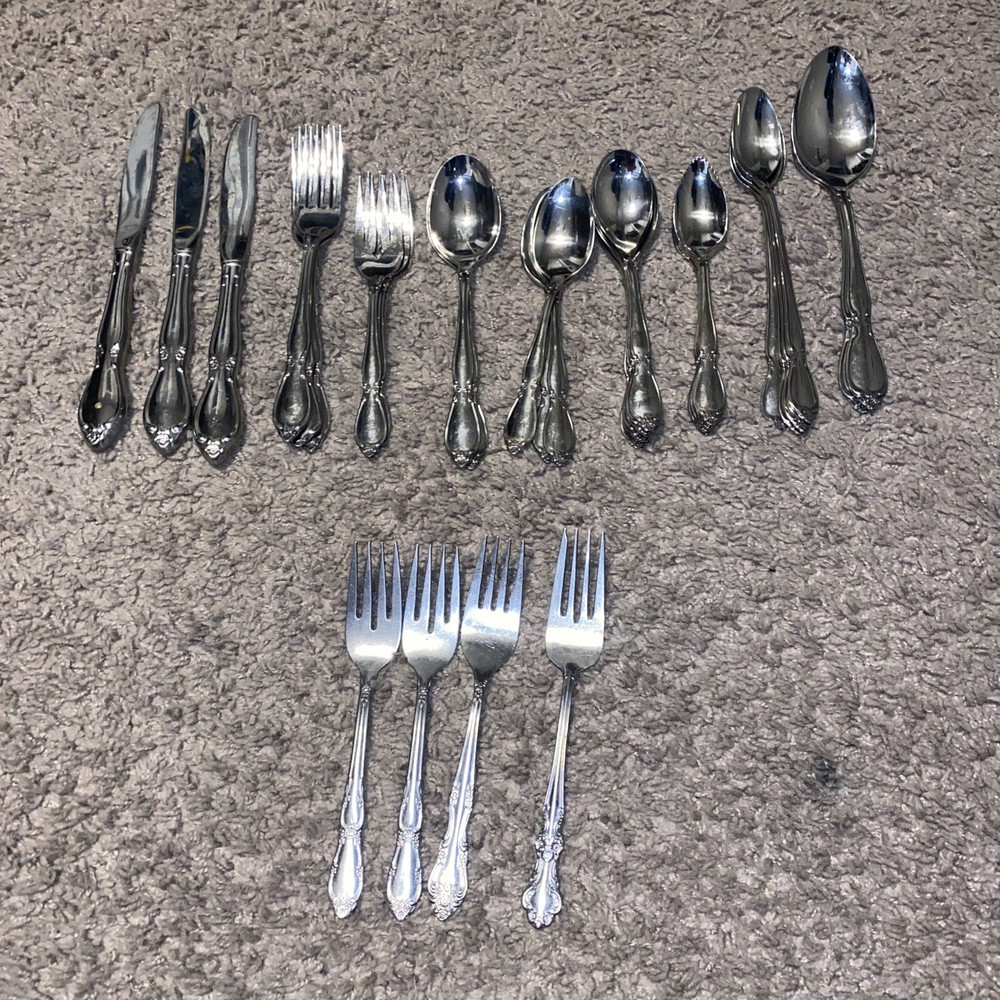 Oneida Community Stainless 29 Pc. + Extras AS-IS! QUALITY! READ!/SEE!