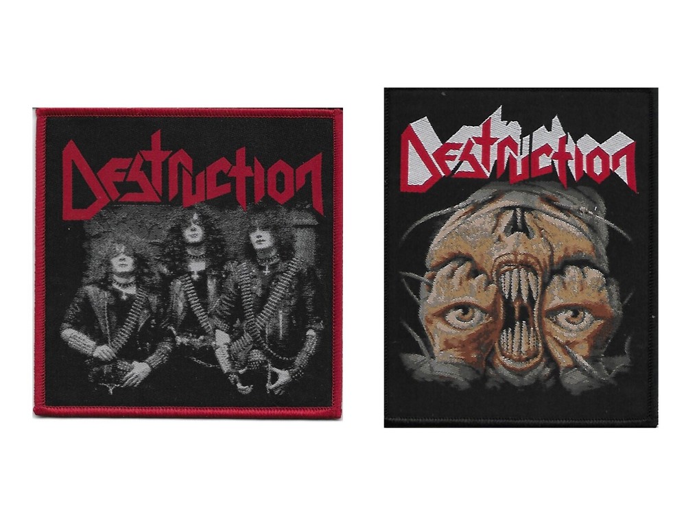 Destruction-2 Thrash Metal Woven Patches Bundle