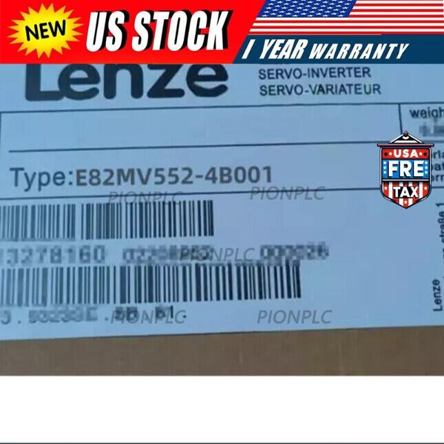 US Free TAX E82MV552_4B001 LENZE 1PC NEW Inverter 8200 Motec 5.5kW New