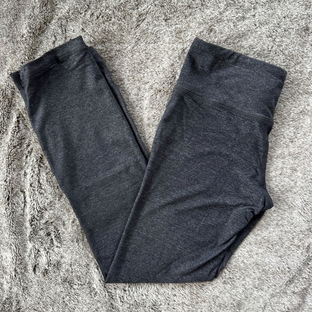 Lululemon Charcoal Gray Cinch Waist Leggings 25